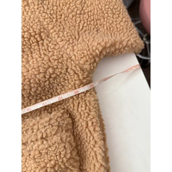 I.AM.GIA camel pixie teddy coat - size small - Picture 4 of 5